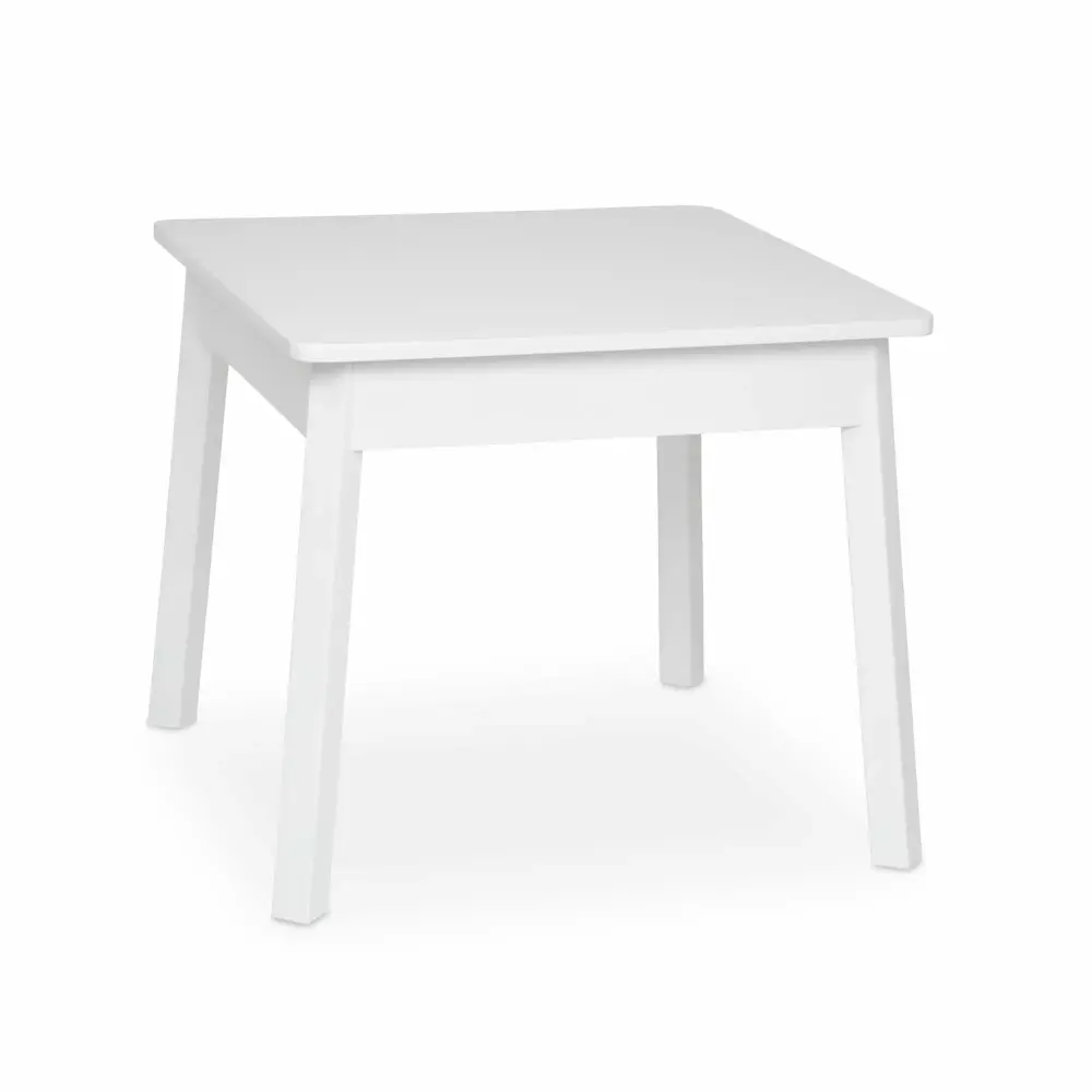 Melissa & Doug Wooden Square Table White Kids Activity Table