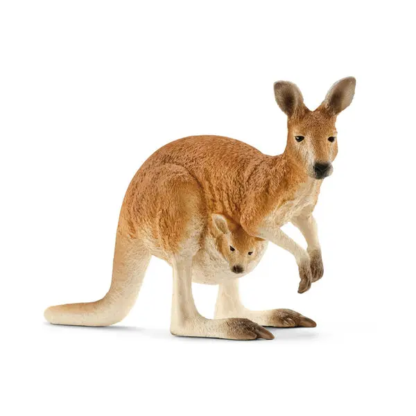 Schleich 14756 Kangaroo Toy Figurine Realistic Animal Model Age 3+