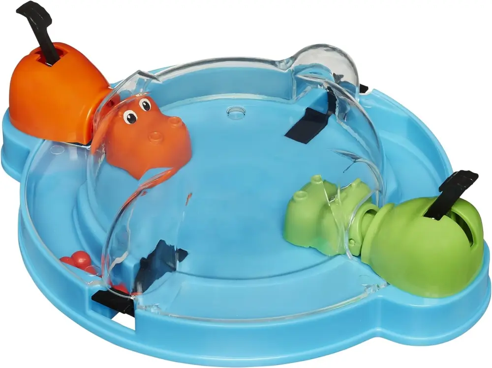 Hasbro HSBB1001 Grab & Go Hungry Hungry Hippos Games Plastic Fast Action Game