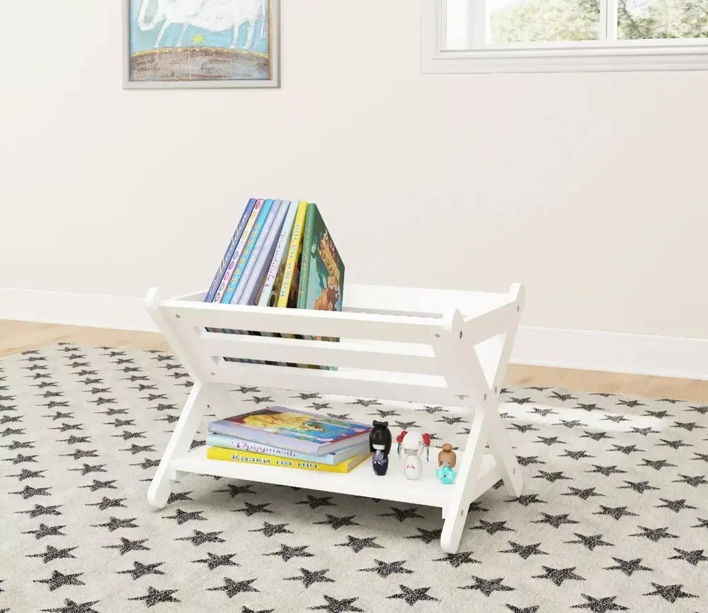 UTEX Kids Book Caddy Shelf Toddler Book Storage