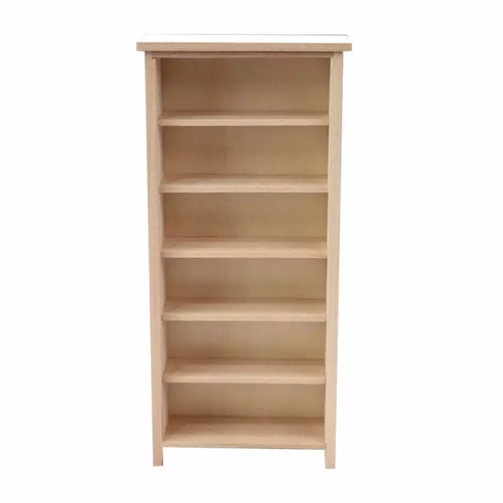 Wooden Vertical Bookcase Model Bookshelf Toy Kids Gifts and Home Decor NOBRAND