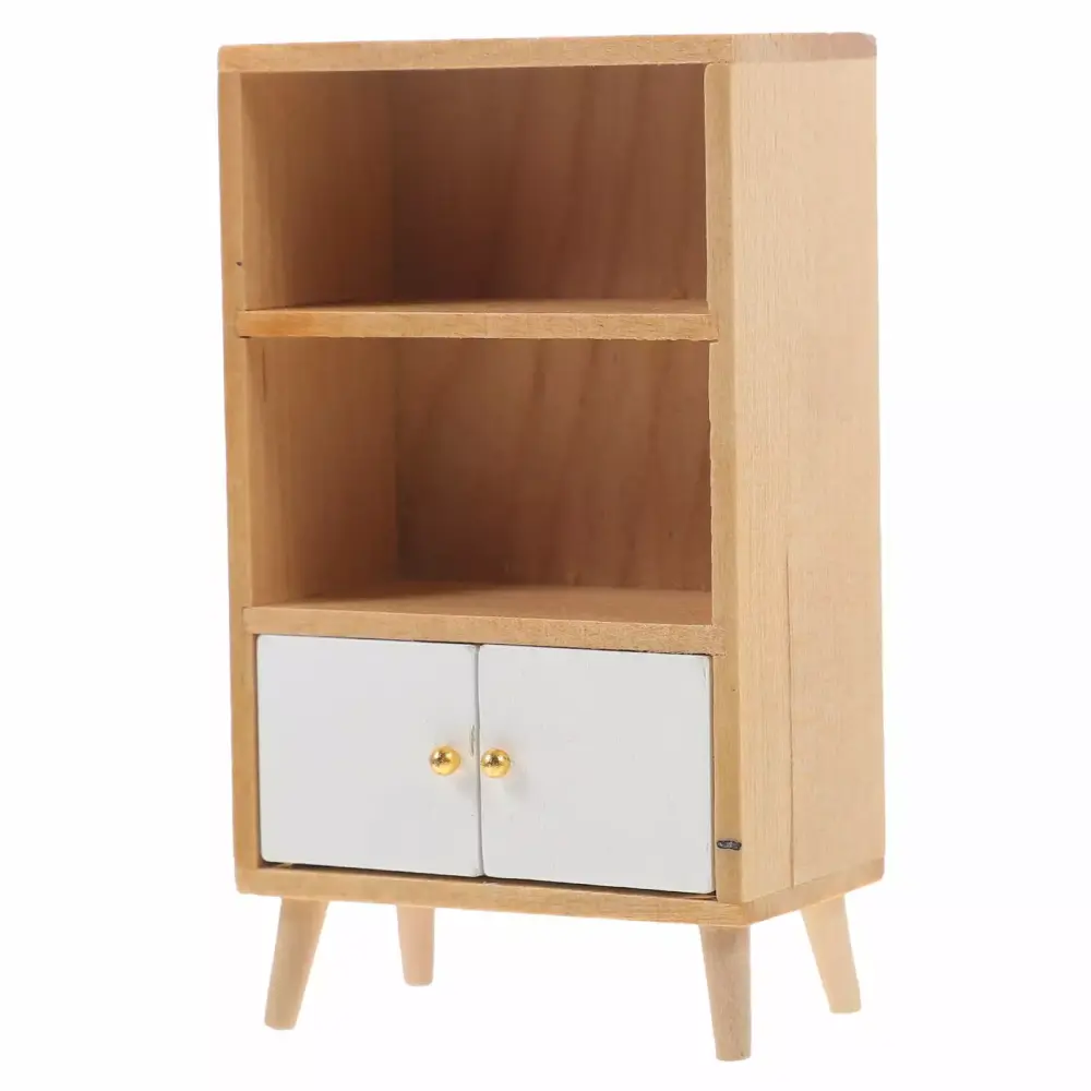 Solid Wood Display Cabinet Kids Presents Children Gifts Furniture Book Stand Bookshelf Wooden NOBRAND