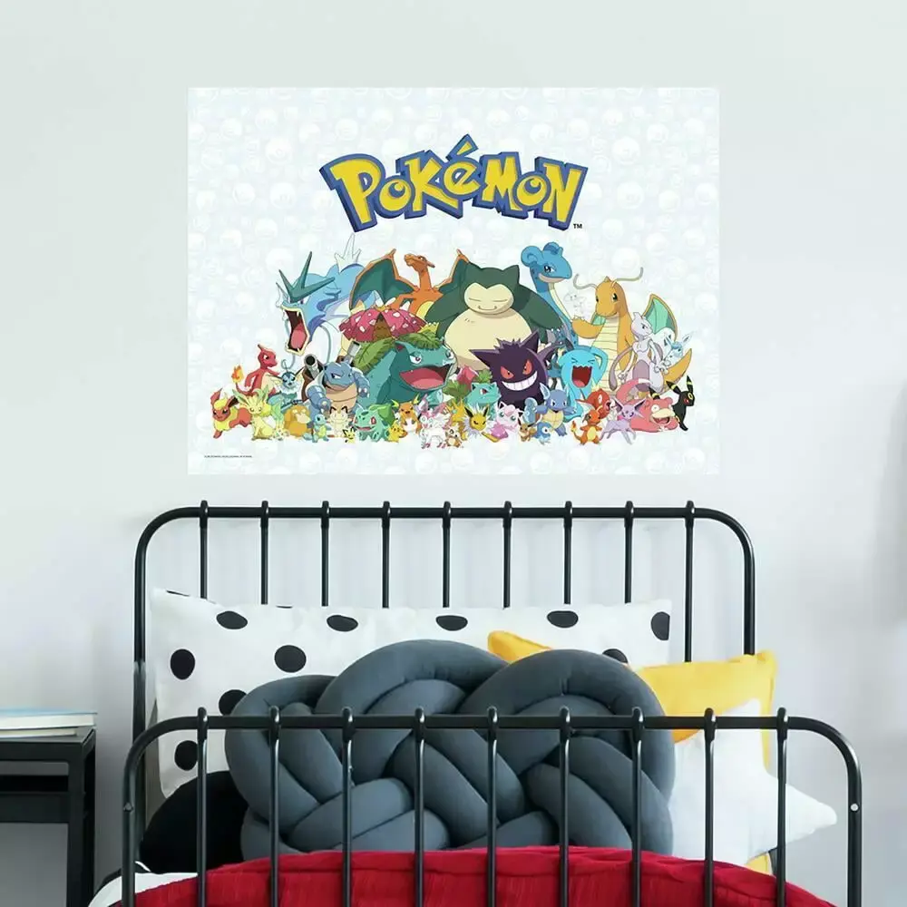 Pokemon Characters Peel and Stick Wall Graphix RoomMates