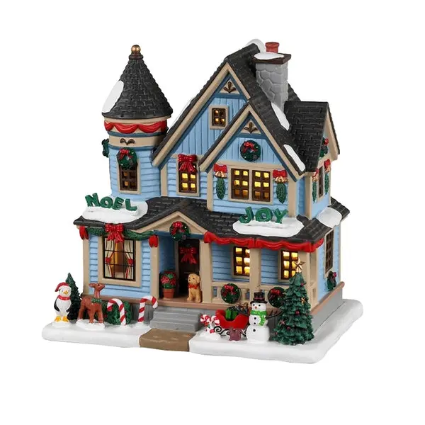 Lemax 35035 Christmas Joy Residence Porcelain Village House