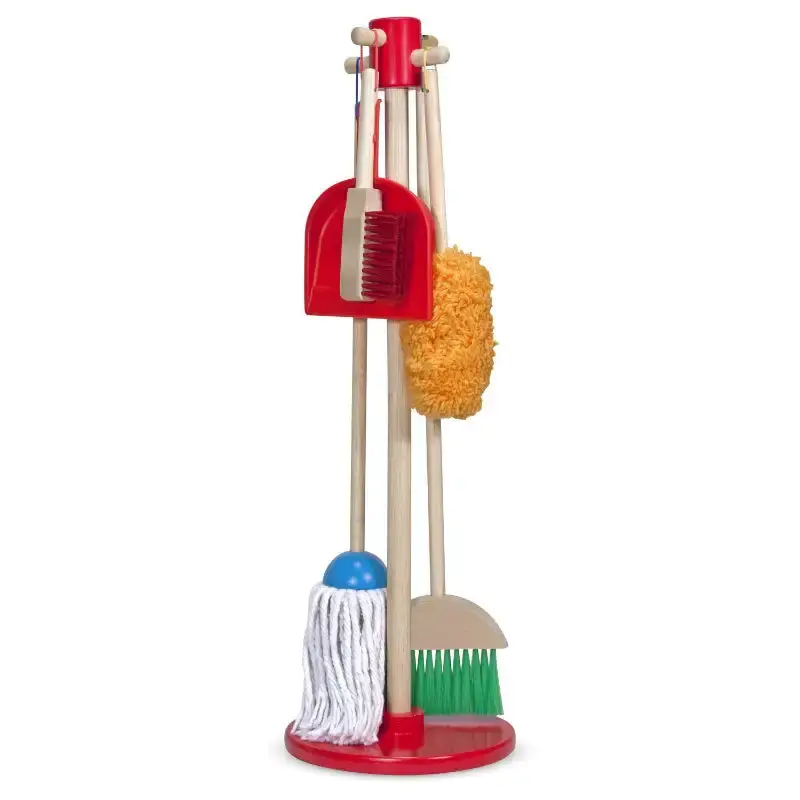 Melissa & Doug Let's Play House Dust Sweep & Mop Set 6-Piece Ages 3+