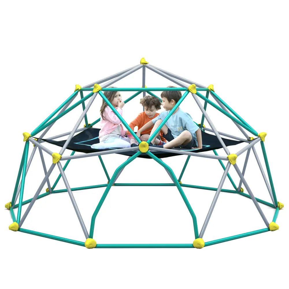 10Ft Geometric Dome Climber Play Center Kids Climbing Dome Tower mrs