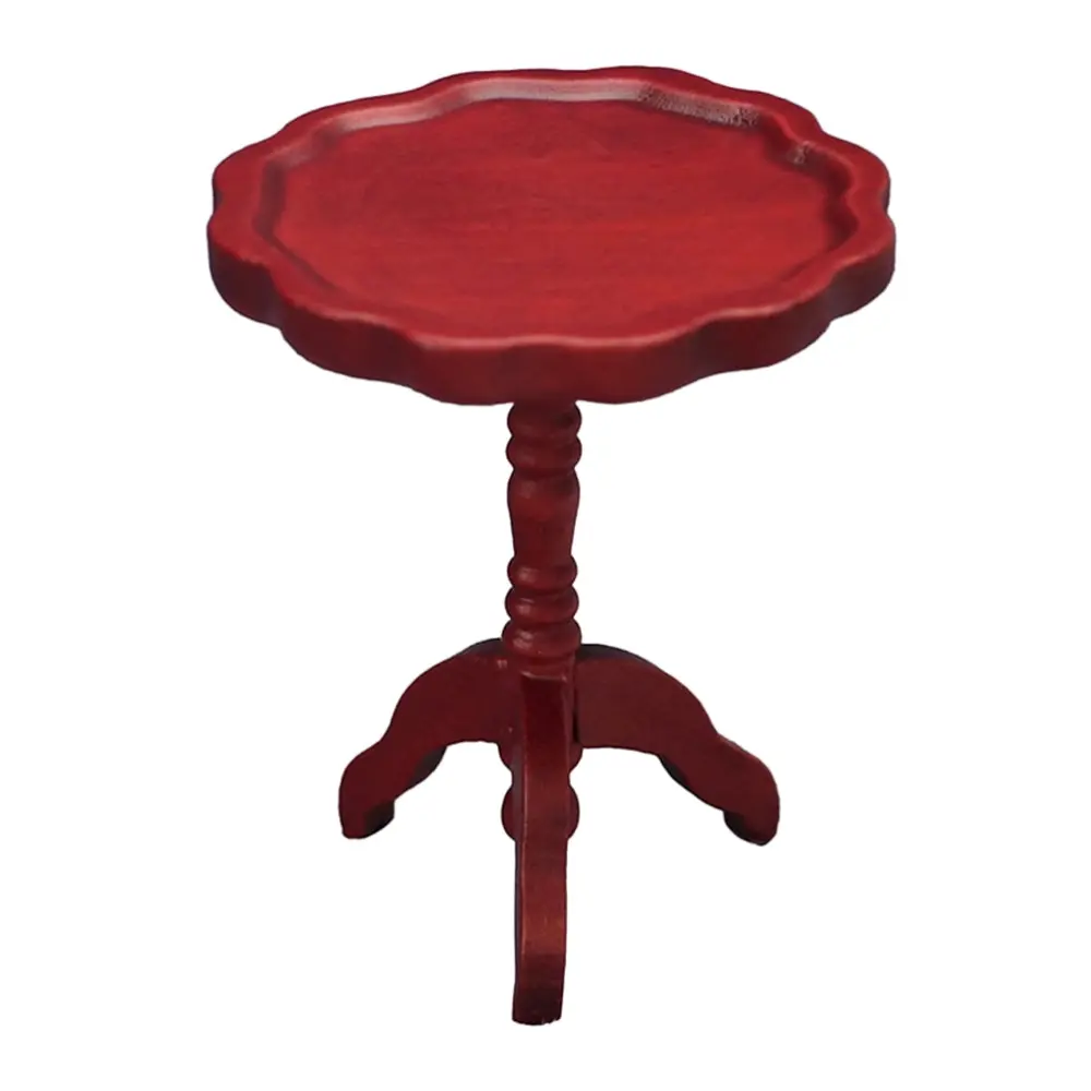 Mini Wooden Coffee Table Model - 1pc Small Table Dollhouse or Display Frcolor