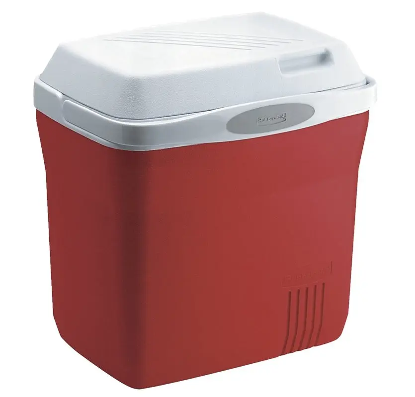 Rubbermaid FG2A2704MODRD One Handled Tall Cooler Red 20 Qt Outdoor Use