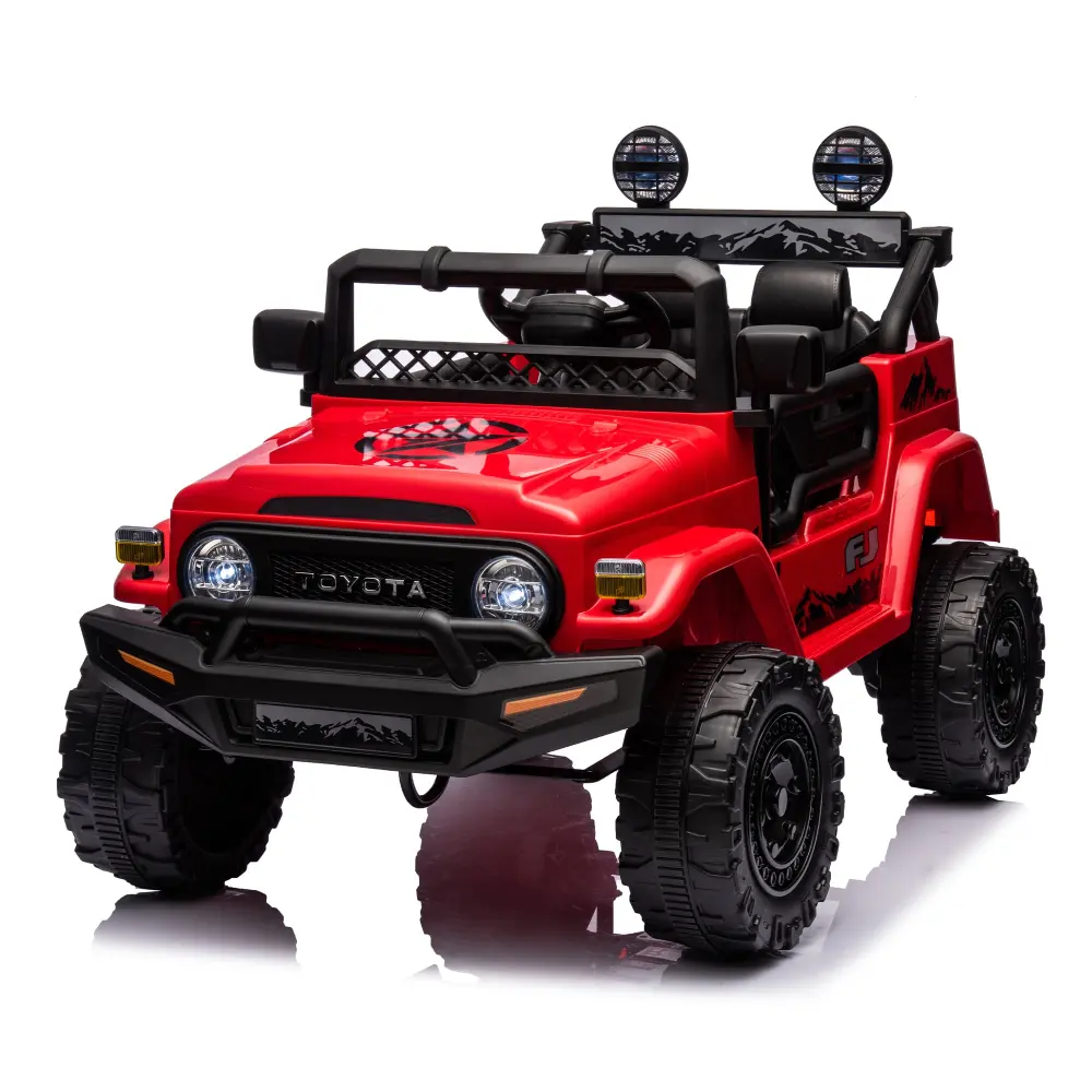Licensed Toyota FJ Cruiser 12V Kids Ride On Car Parent Remote coolmore toy