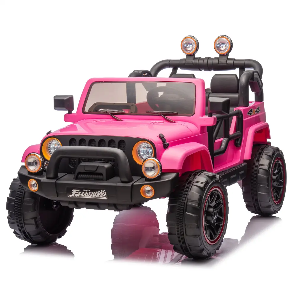 24V Kids Ride On Electric Car Parent Remote Control 2WD 19.09 Inch Seat Width w1578