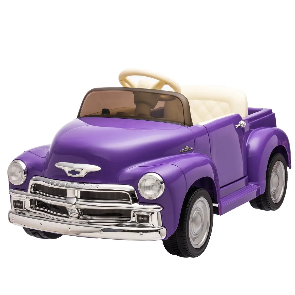 12V Kids Ride On Truck Car Parents Control Licensed Chevrolet 3100 coolmore toy