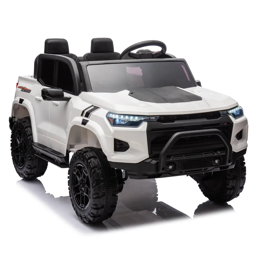 24V 10A Two Seater Kids Ride On Electric Pickup Truck Toy Parental Remote Control coolmore toy