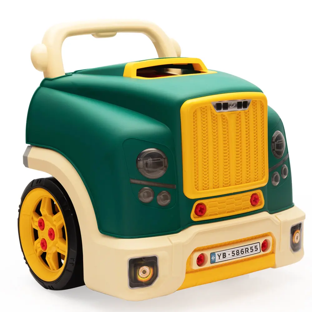 Large Truck Engine Toy Kids Mechanic Repair Set Take Apart Motor Vehicle w2181