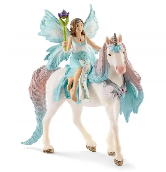Schleich 70569 Fairy Eyela Princess Unicorn Toy Plastic Fantasy Figure