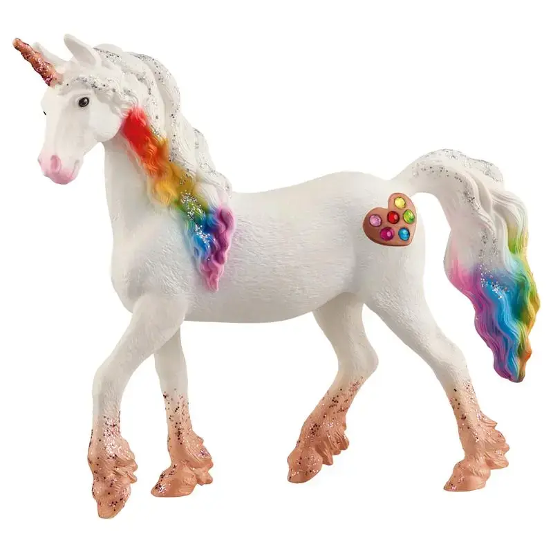Schleich Bayala Rainbow Love Unicorn Mare Figurine Pearly White 3 Pack