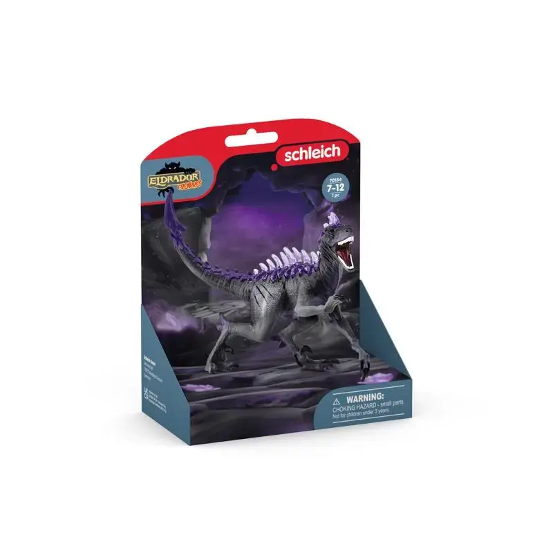 Schleich Eldrador Shadow Raptor Figurine Black/Purple 1 pc (Pack 3)