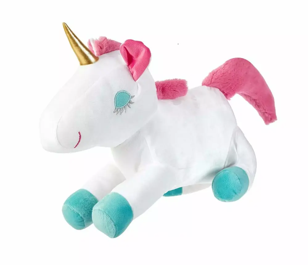 Your Zone Kids Unicorn 3D Plush Throw Pillow 13x12.24in