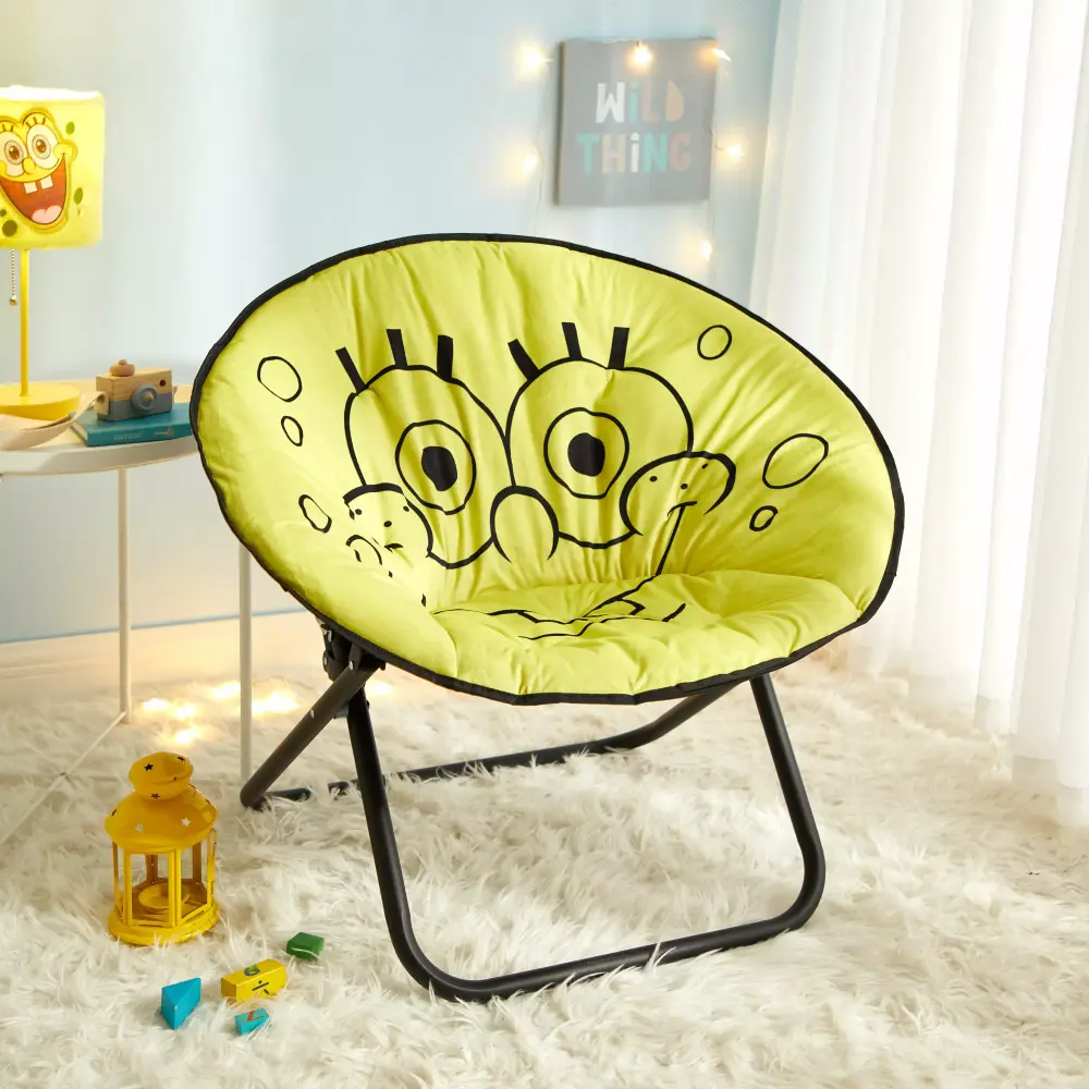 Nickelodeon Spongebob Squarepants 30 Oversized Folding Saucer Chair Yellow