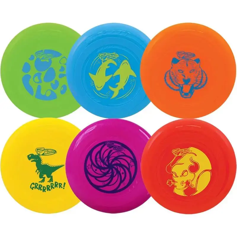 Wham-O Assorted Colors Plastic Frisbee Disc Recommended Age 5+ Years (Pack 24)
