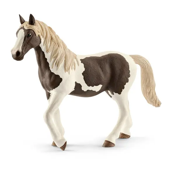 Schleich 13830 Pinto Mare Toy Horse Figurine Realistic Plastic Model