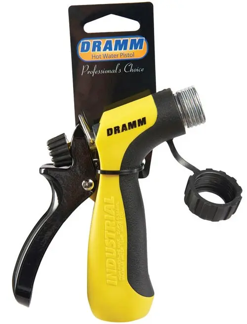 Dramm 10-12743 Industrial Hot Water Nozzle Yellow Heavy Duty Hose Attachment