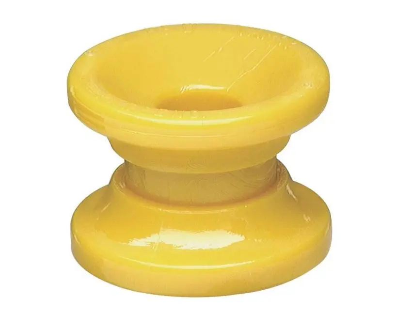 Zareba ICDY-Z/DC10 Donut Corner Insulator Yellow Electric Fencing