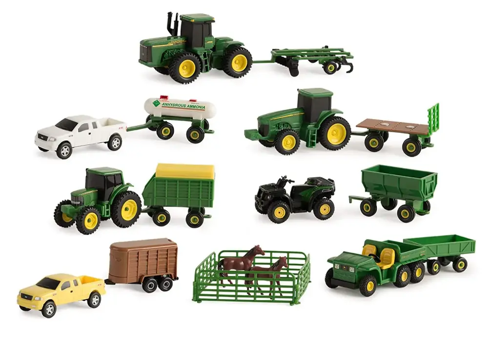 John Deere 35265 Vehicle Value Set 20-Piece Farm Toy Collection
