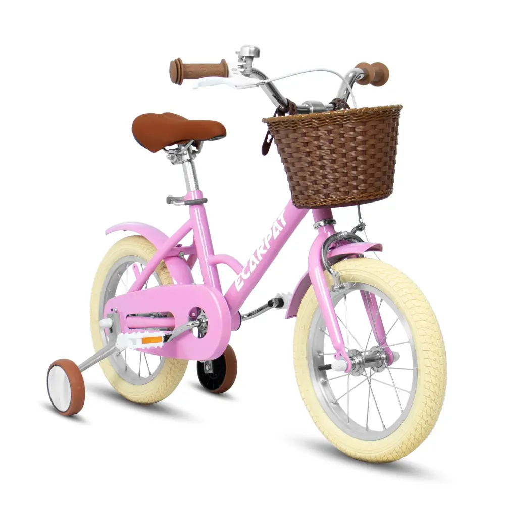 A12116 Ecarpat Kids Bike Girls Bike 12 Inch Wheels 1 Speed Child Bicycle e-carpat