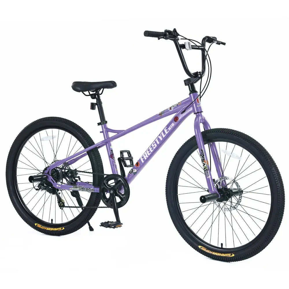 Freestyle Kids Bike 26 Inch Children's Bicycle Double Disc Brakes zukka