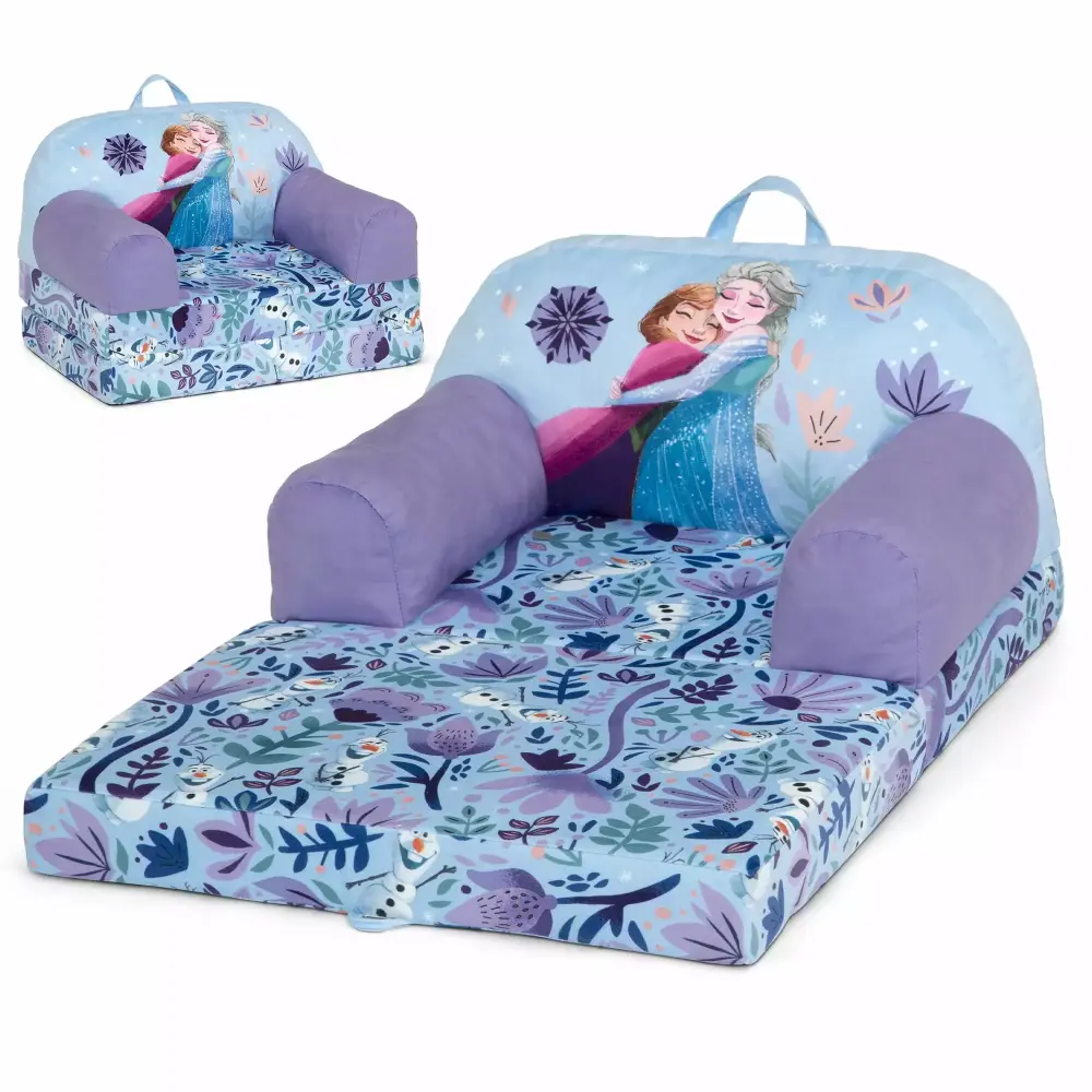 Disney Frozen Cozee Buddy Flip-Out Chair Delta Children Purple