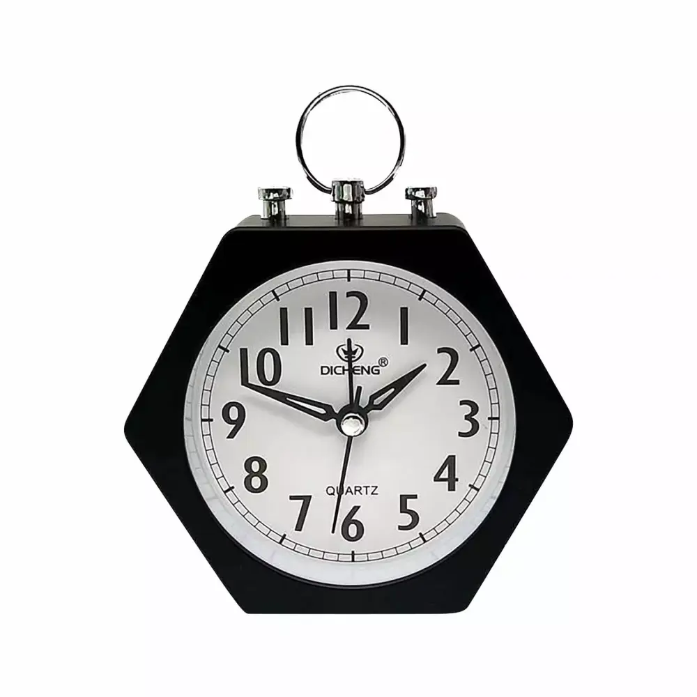 Qwtwty Mute Student Fashion Personality Children's Bedside Wake-up Alarm Clock