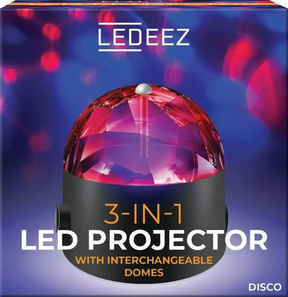 LEDeez Color Changing 3--1 LED Projector Children Multi-Color