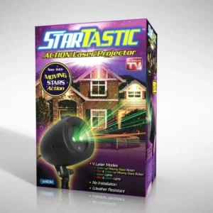 StarTastic Action Laser Projector Moving Stars As Seen On TV