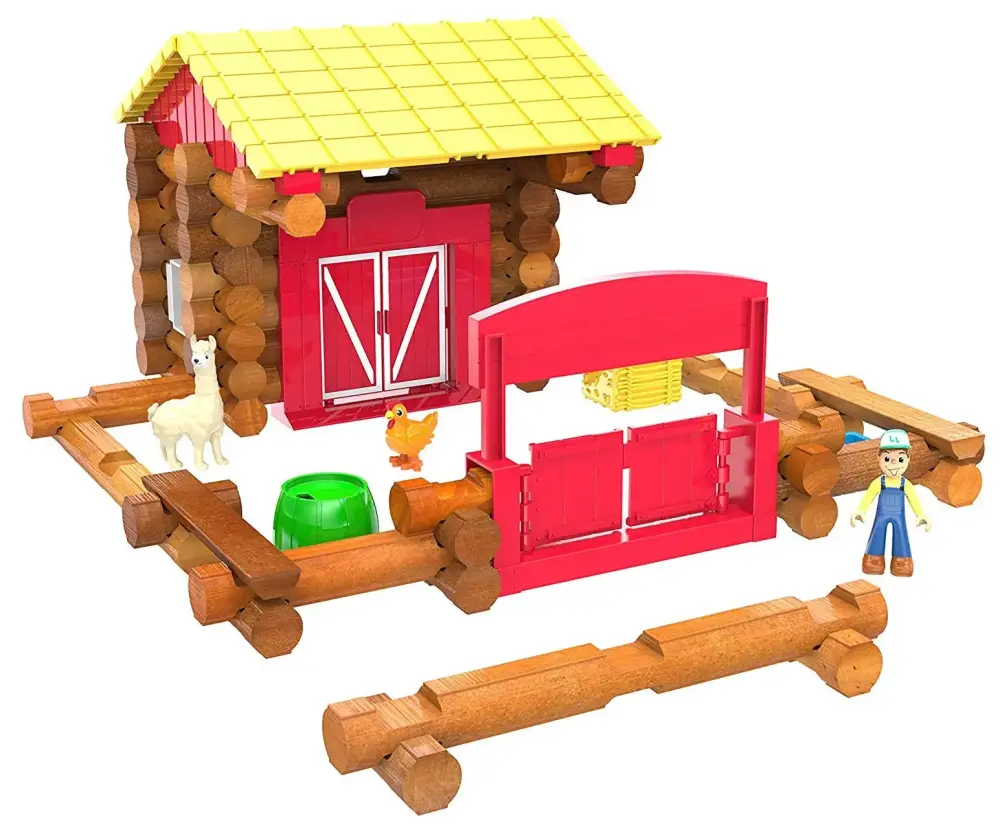 Knex 00858 Lincoln Logs Fun on Farm Building Set