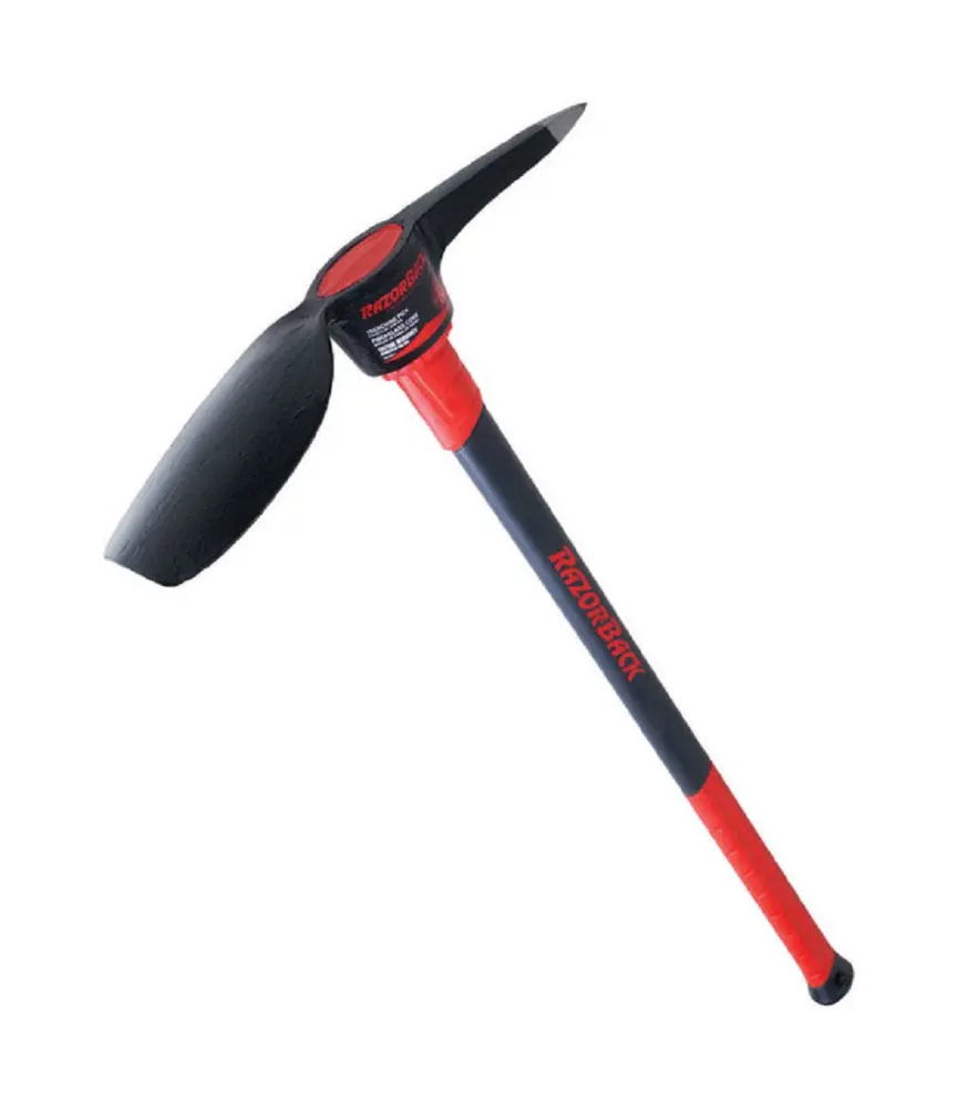 Razor-Back 4120000 Fiberglass Handle Mattock 5.5 lb Heavy Duty Garden Tool