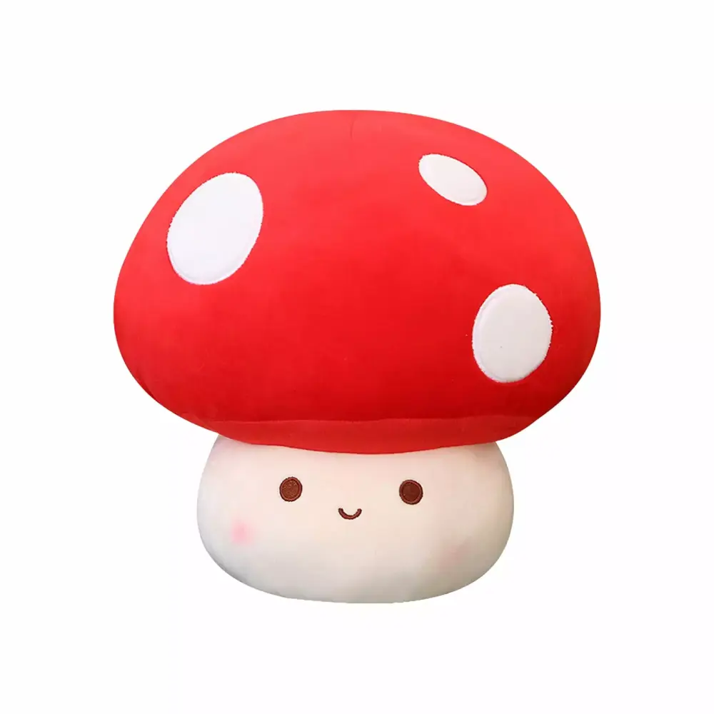 Cute Mushroom Plush Kawaii Stuffed Animal Pillow Home Decor Gift Kids Hapeisy
