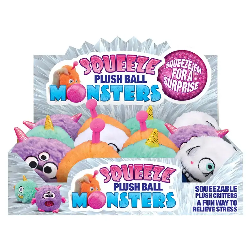 Shawshank LEDz Monsters Jellies Squeeze Toy Plush 1 pc Pack 12