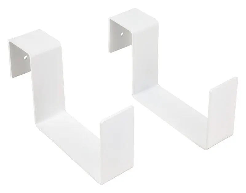 Mide Products 23FBW-2 Slip-On Fence or Deck Railing Flower Box Holder White Aluminum Mide Products 23FBW-2 Slip-On Fence or Deck Railing Flower Box Holder White Aluminum