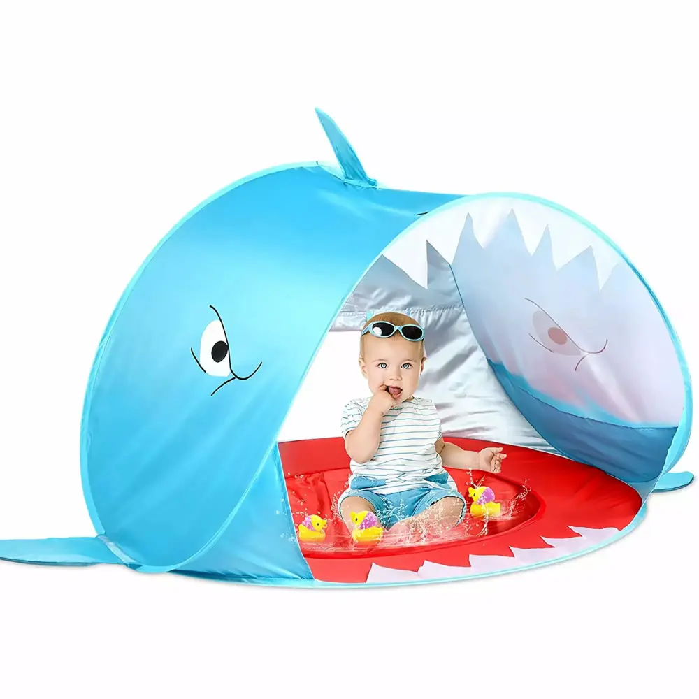 Wilwolfer Baby Beach Tent Kids Toddlers Pop Up Outdoor Toys Shade Pool UV Protection