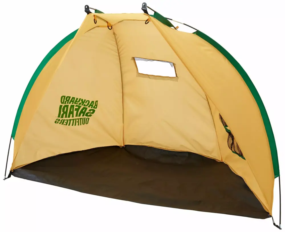 Backyard Safari Base Camp Shelter Kids Activity Pretend Play Pop Up Shade Half Tent