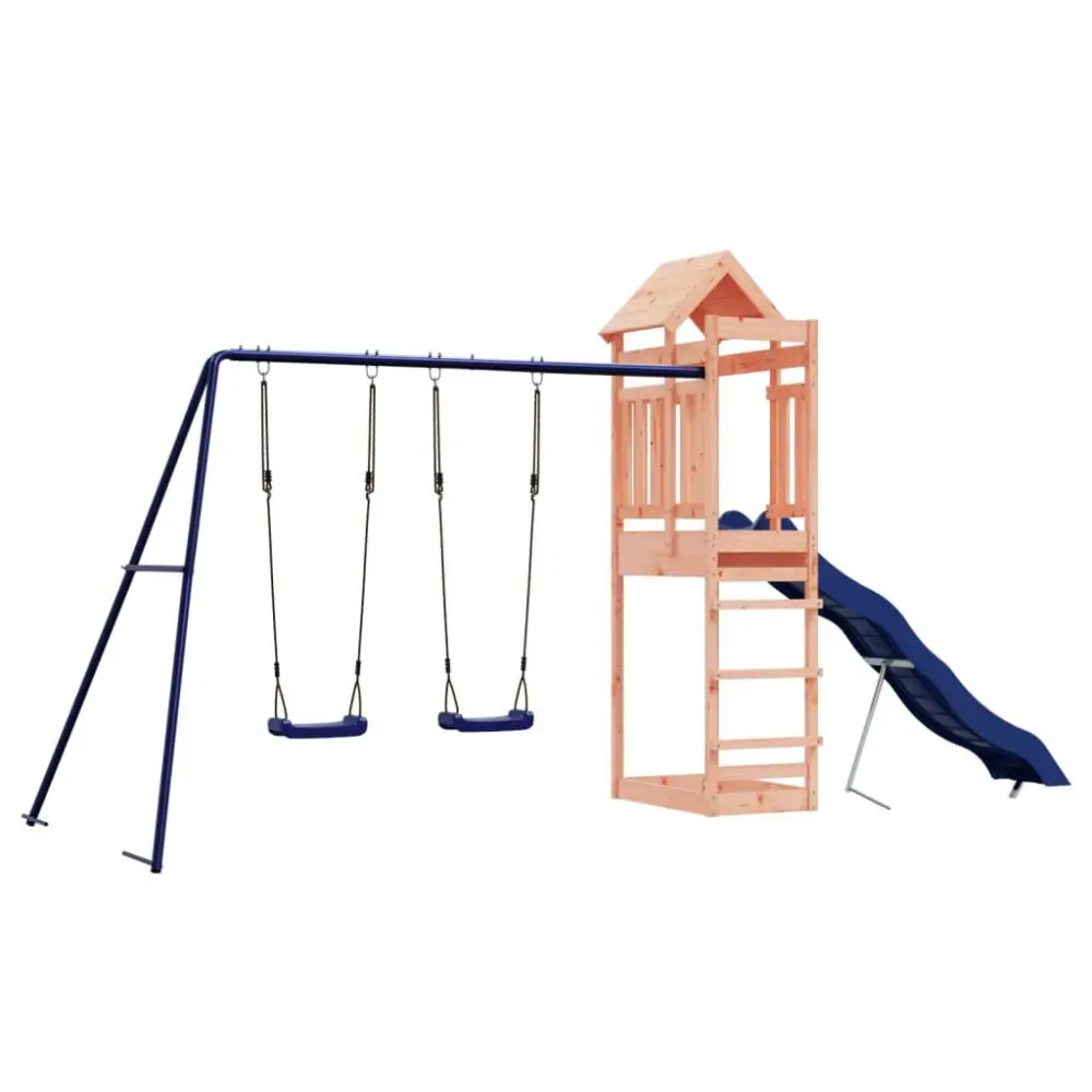 Outdoor Playset Solid Wood Douglas Fir Kids Backyard Playset