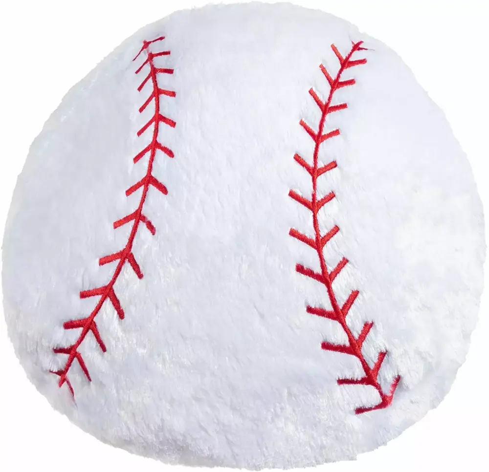 CatchStar Boys Baseball Pillow Decor Soft Plush Softball Throw Fluffy Gifts Toys Kids