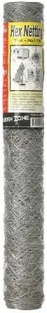 Garden Zone 162450 Galvanized Poultry Netting 24 H x 50 ft L