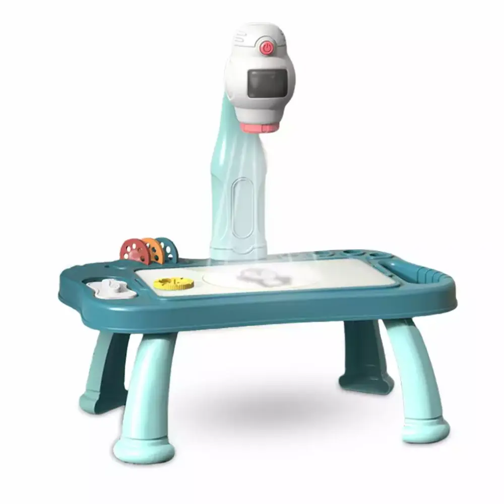 Children 48 Images Projector Drawing Table Sketch Desk Learning Tool Blue Linyer