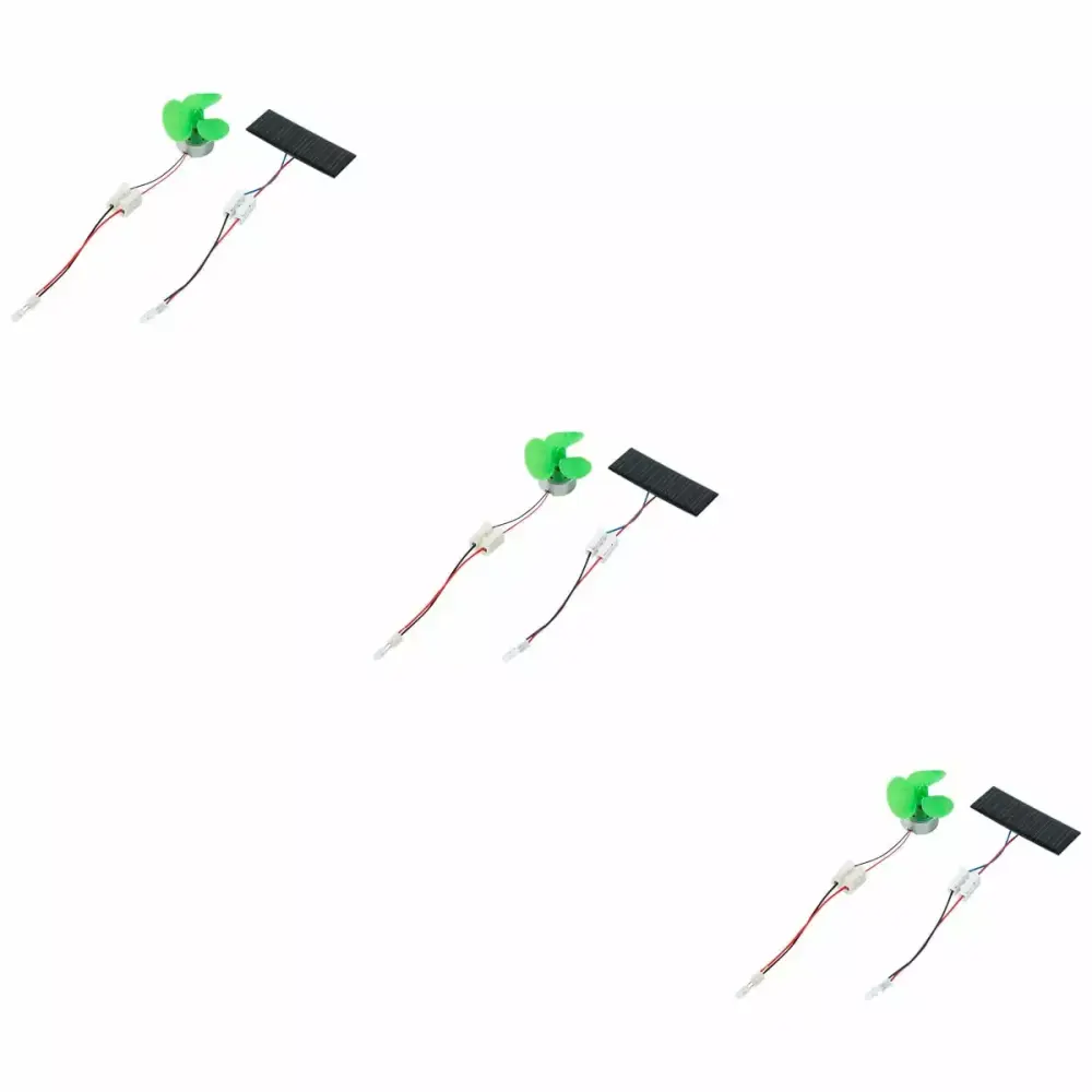3 Sets Wind Generator Solar Generator Science Experiment Equipment School