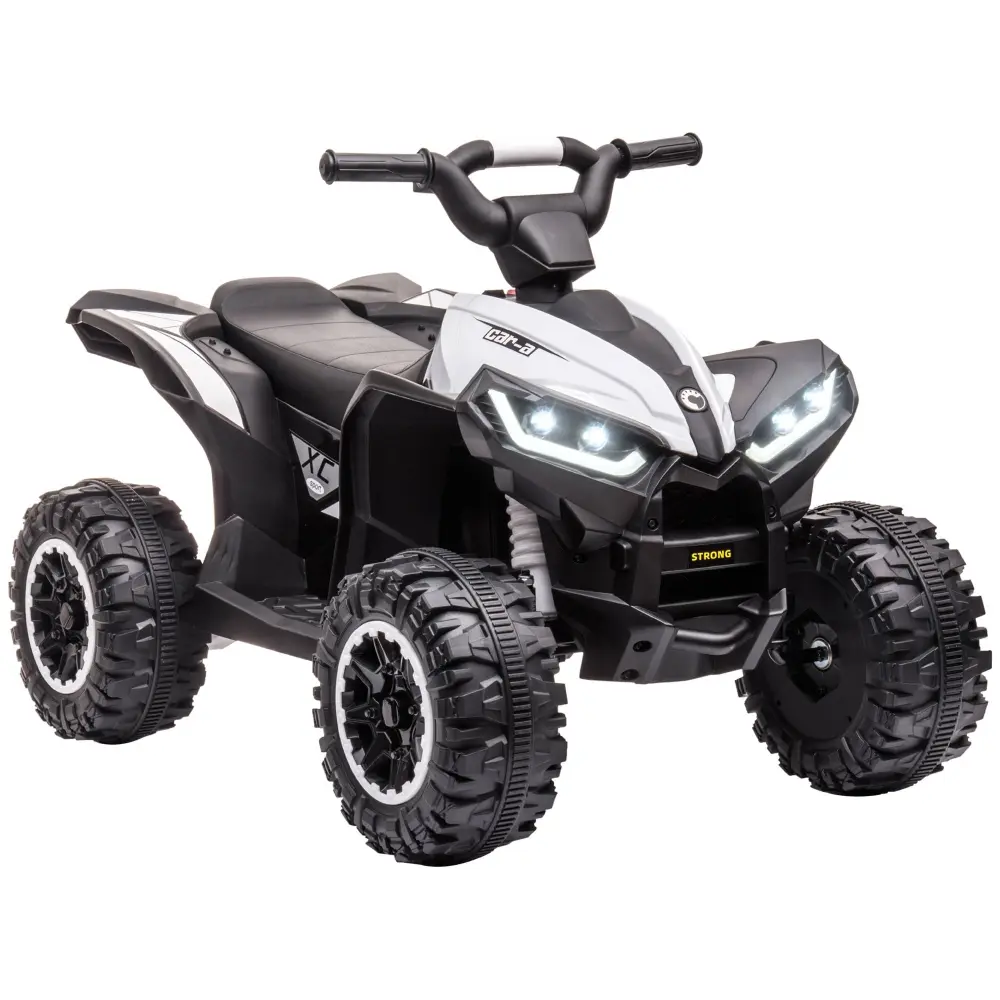 12V Kids ATV Quad Car Forward Backward Function Four Wheeler Ride On Toy aosom business
