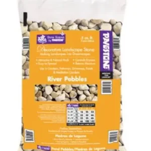 Pavestone 54250 0.5 cu.Ft Decorative River Pebbles Landscape Stone