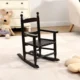 Children's Rocking Oak Chair Indoor or Outdoor Use Durable Kids Furniture leisure home -jy