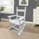 Children's Rocking White Chair Indoor Outdoor Kids Durable leisure home -jy