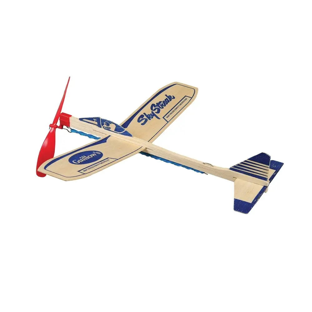 Guillow's 50 Rubber Band Airplane 12 Inch Wood Toy Plane